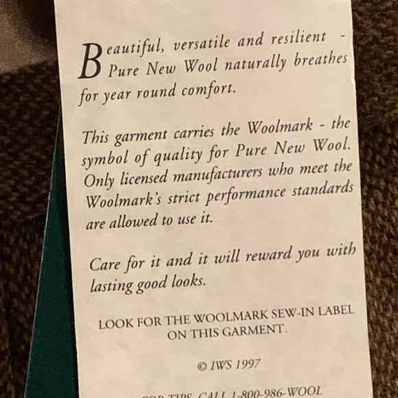 NWT 1997 Lauren Ralph Lauren 💯% lambswool lined woolmark midi skirt houndstooth - Picture 3 of 11